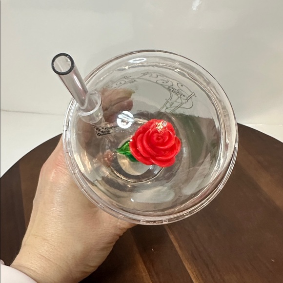 Disney Beauty and the Beast Enchanted Rose Tumbler Cup NWT Beauty From Within - Picture 7 of 7
